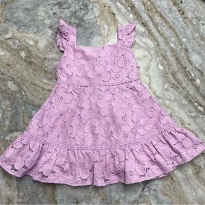 Janie and Jack Lace Purple Dress